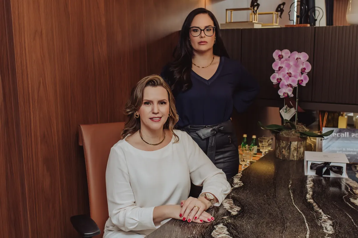 As sócias Barbara Caliari e Christiane Machado